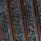হাই ট্র্যাফিক অ্যান্টি স্লিপ সেফটি ম্যাট 11 মিমি গভীরতার অ্যালুমিনিয়াম এন্ট্রান্স ওয়াক অফ রিব কার্পেট
